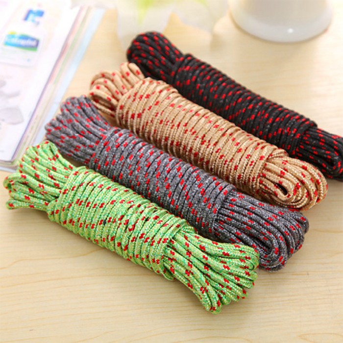 [Tổng Kho Sỉ] Cuộn Dây Phơi Đồ, Quần Áo Vải Bện Siêu Chắc DÀI 10 MÉT - Dây Buộc Màn