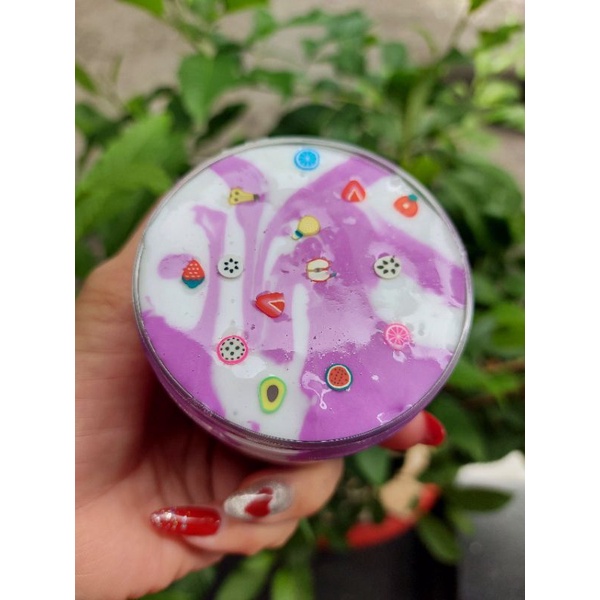 Basic Slime Bánh khoai Môn hũ 150ml kèm chram ngẫu nhiên