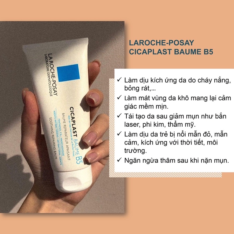 KEM DƯỠNG ẨM PHỤC HỒI DA B5 LAROCHE POSAY CREAM 40ML