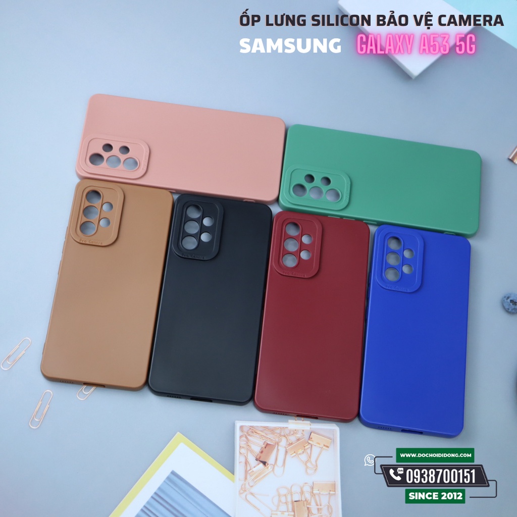 Ốp Lưng Samsung A53 5g Silicon Bảo Vệ Camera