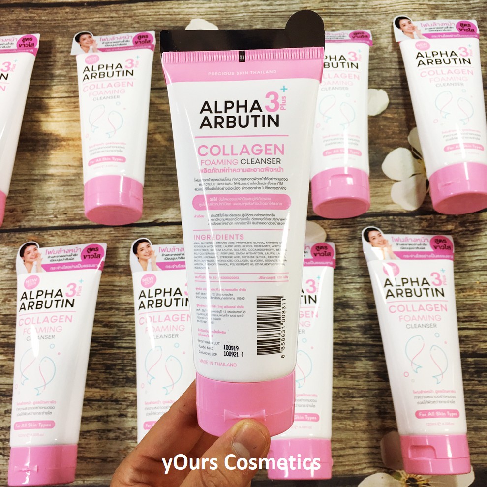 [Auth Thái] Sữa Rửa Mặt Alpha Arbutin Dưỡng Trắng Da Foaming Cleanser - Phù Hợp Với Mọi Loại Da