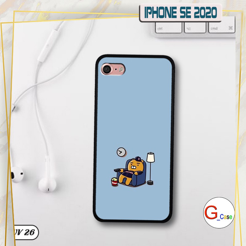 Ốp lưng iPhone SE 2020 lưng nhám - ngộ nghĩnh