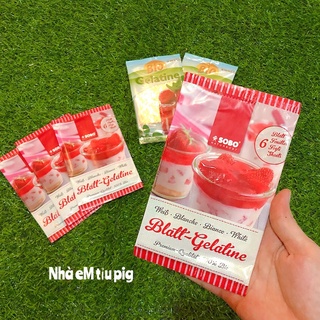 GELATINE HỮU CƠ  DẠNG LÁ/DẠNG BỘT LÀM PUDDING-CHIPCHIP-THẠCH CHO BÉ