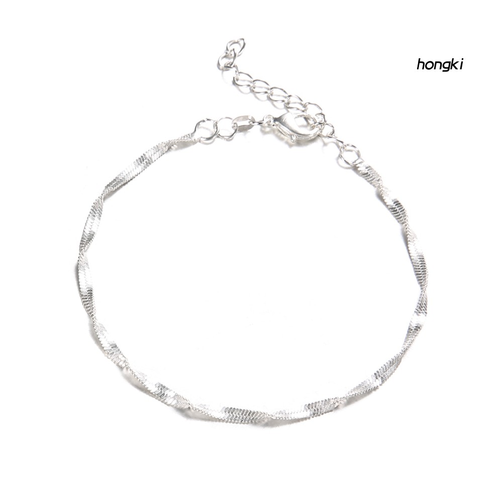 Lắc Chân Hợp Kim Đính Đá Phong Cách Boho Thời Trang Cho Nữ
