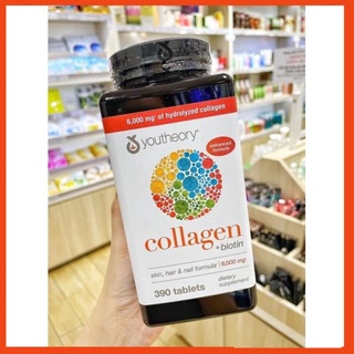 Collagen Youtheory Biotin 390 viên của mỹ kéo dài tuổi thanh xuân