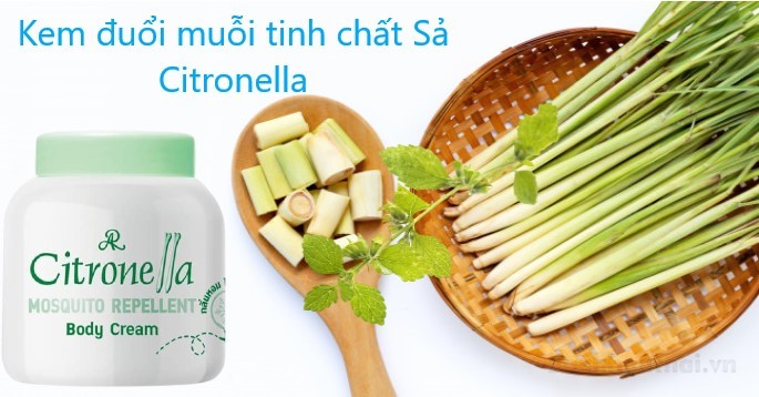 Kem đuổi muỗi AR Mosquito Repellent cıtronella Body Cream Thái Lan