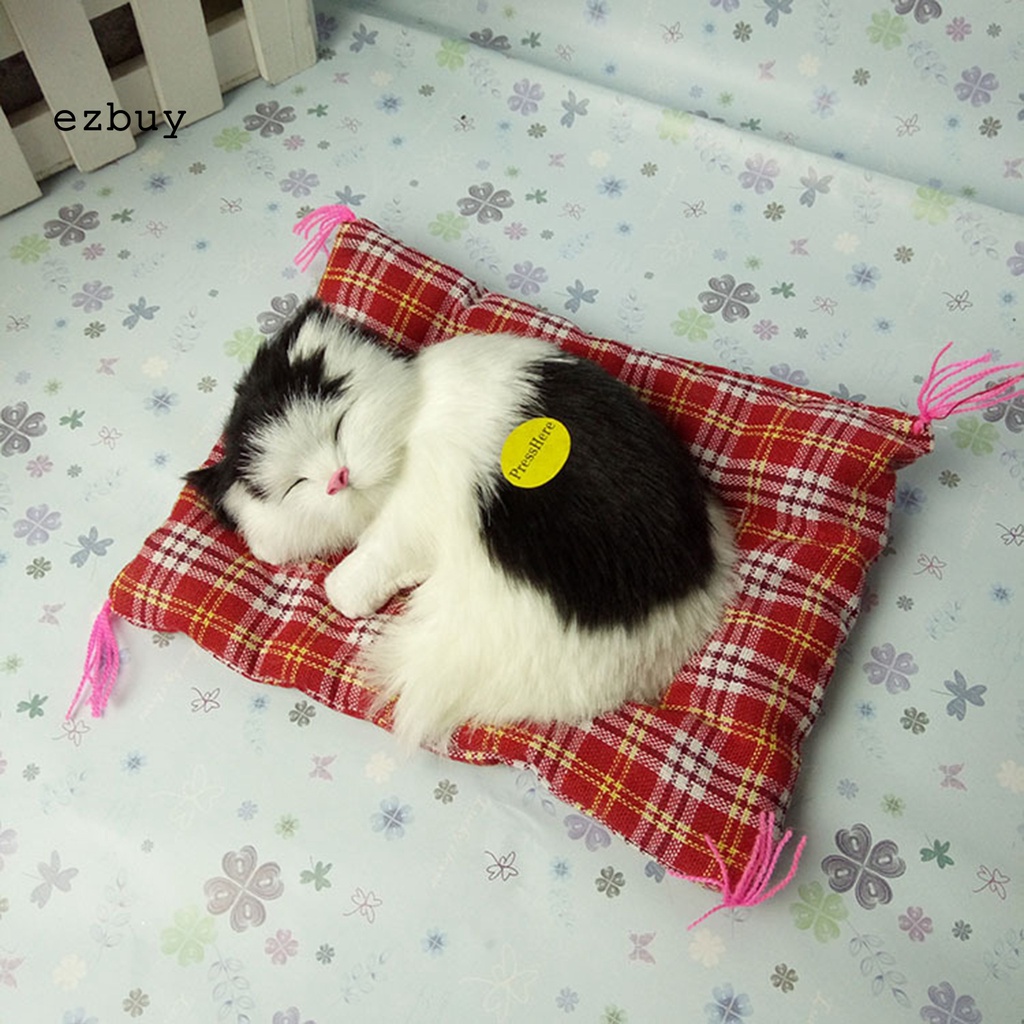 Mèo Nhồi Bông Mini Thoáng Khí Dễ Thương Dùng Làm Quà Tặng Cho Bé