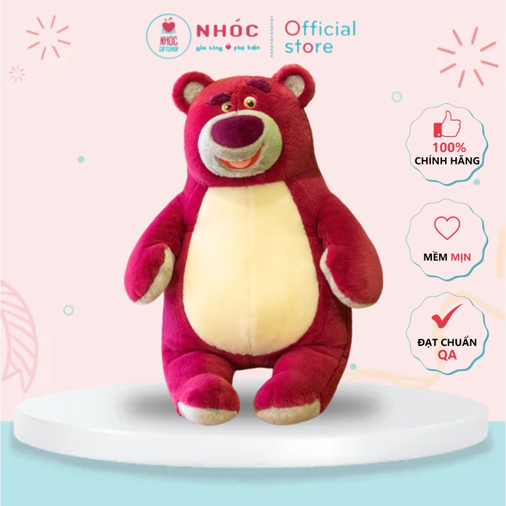Thú bông Gấu Dâu Lotso Toy Story Lông Xù NHÓC