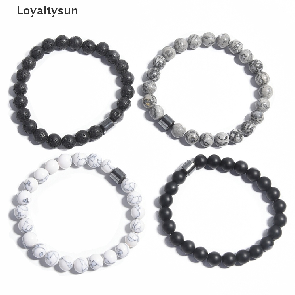 Chuỗi Hạt Đá Núi Lửa 8mm Mới
