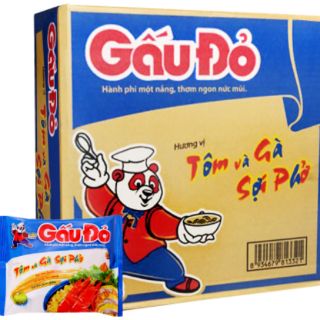 MÌ GẤU ĐỎ THÙNG 30 GÓI