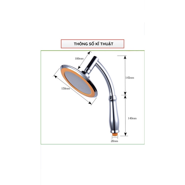 VÒI SEN TĂNG ÁP CÔNG NGHỆ NHẬT BẢN + BỘ DÂY NỐI 1,4m