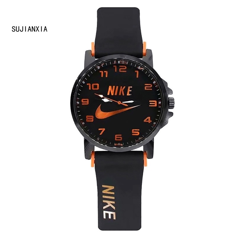 Đồng Hồ Thể Thao Dây Silicone Mặt Tròn In Logo Nike Dành Cho Nam