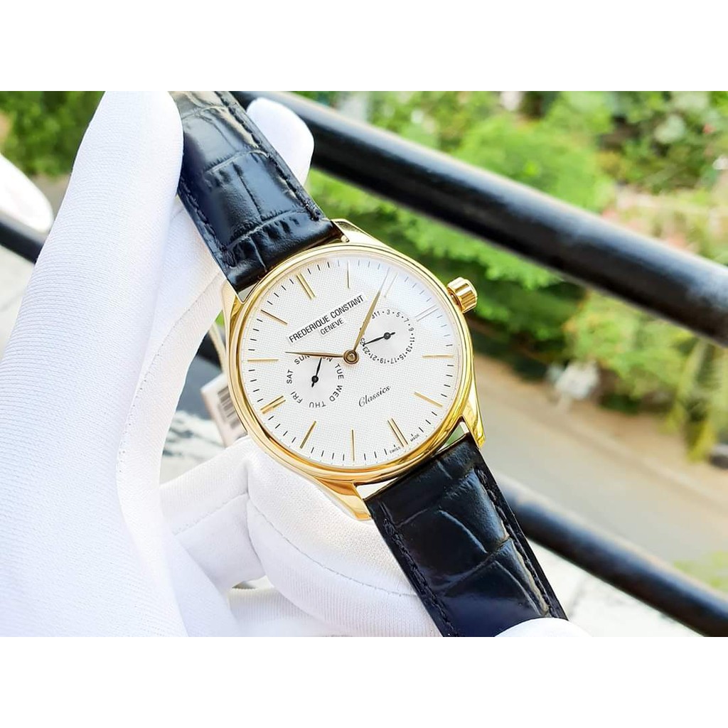 Đồng hồ nam chính hãng Frederique Constant FC-259BST5B5 - Máy Quartz pin Thụy Sĩ - Mặt kính Sapphire