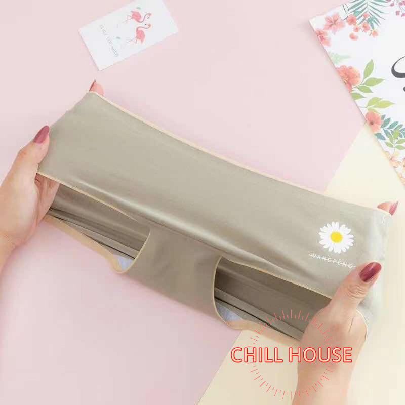 MỚI*Quần lót cotton KHÔNG VIỀN cúc họa mi (LOẠI 1) đủ fom-CHILLHOUSE