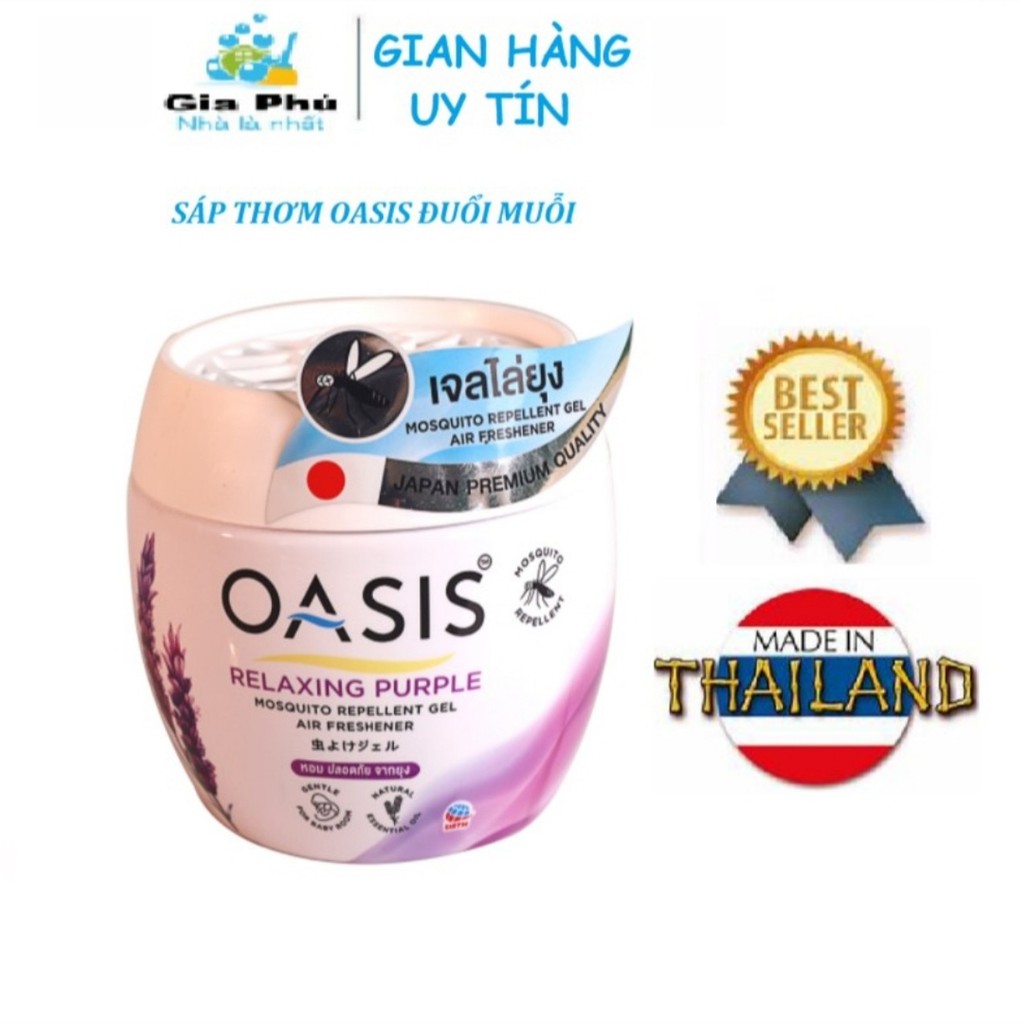 Sáp thơm phòng OASIS 180g ĐUỔI MUỖI ( nhiều mùi )