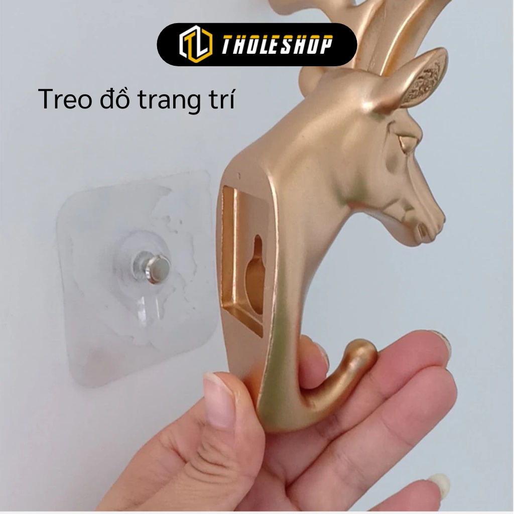 Móc Treo Đồng Hồ - Combo 2 Móc Đinh Dán Tường Treo Tranh Không Khoan Siêu Dính 7265