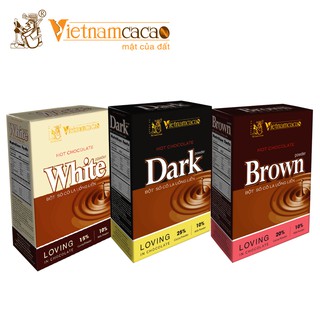Combo bột socola uống liền (Hot chocolate) - 3 hộp 450g - Vinacacao