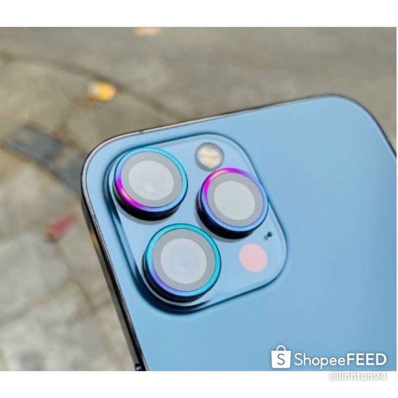 [ Đã có iP 14 ]Dán bảo vệ mắt Camera Titan cho iPhone 11pro/12pro/13pro/14pro/11pro max/12pro max/13 pro max / 14pro max