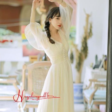 Váy Ulzzang công chúa cổ tích phong cách Hàn Quốc