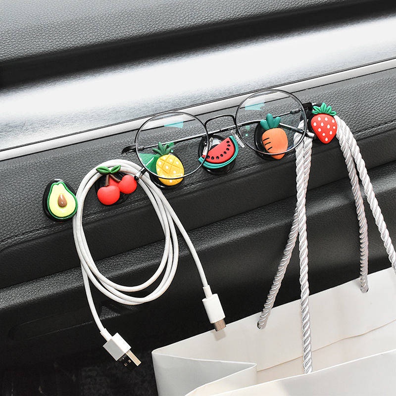 Móc treo đồ gắn sau ghế xe hơi hình hoạt hình sáng tạo