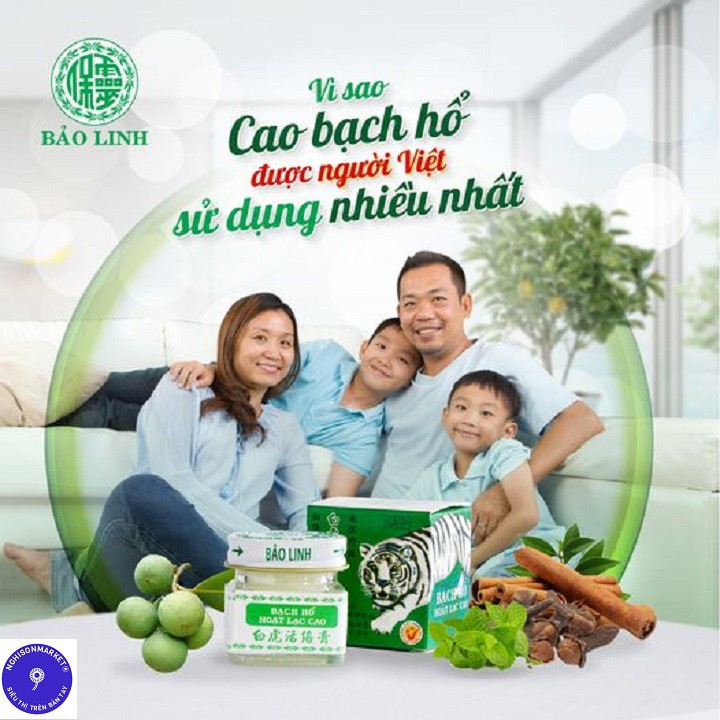 Bạch hổ hoạt lạc cao chính hãng Đông Nam Dược Bảo Linh hũ 20 gram