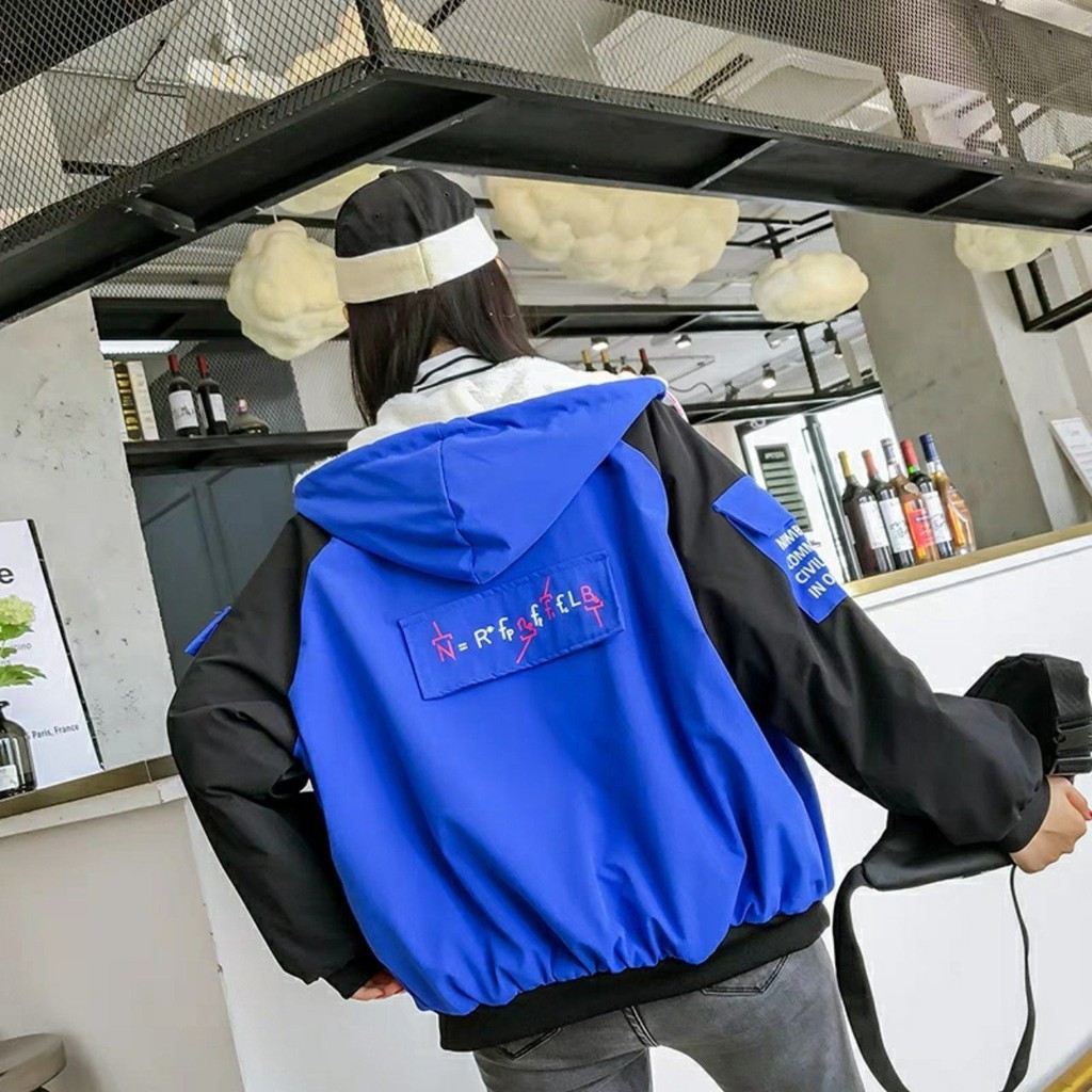 [S03] Áo khoác nữ dù 2 lớp in chữ Communicate nhiều màu phối tay hàng chuẩn shop- M109 | BigBuy360 - bigbuy360.vn