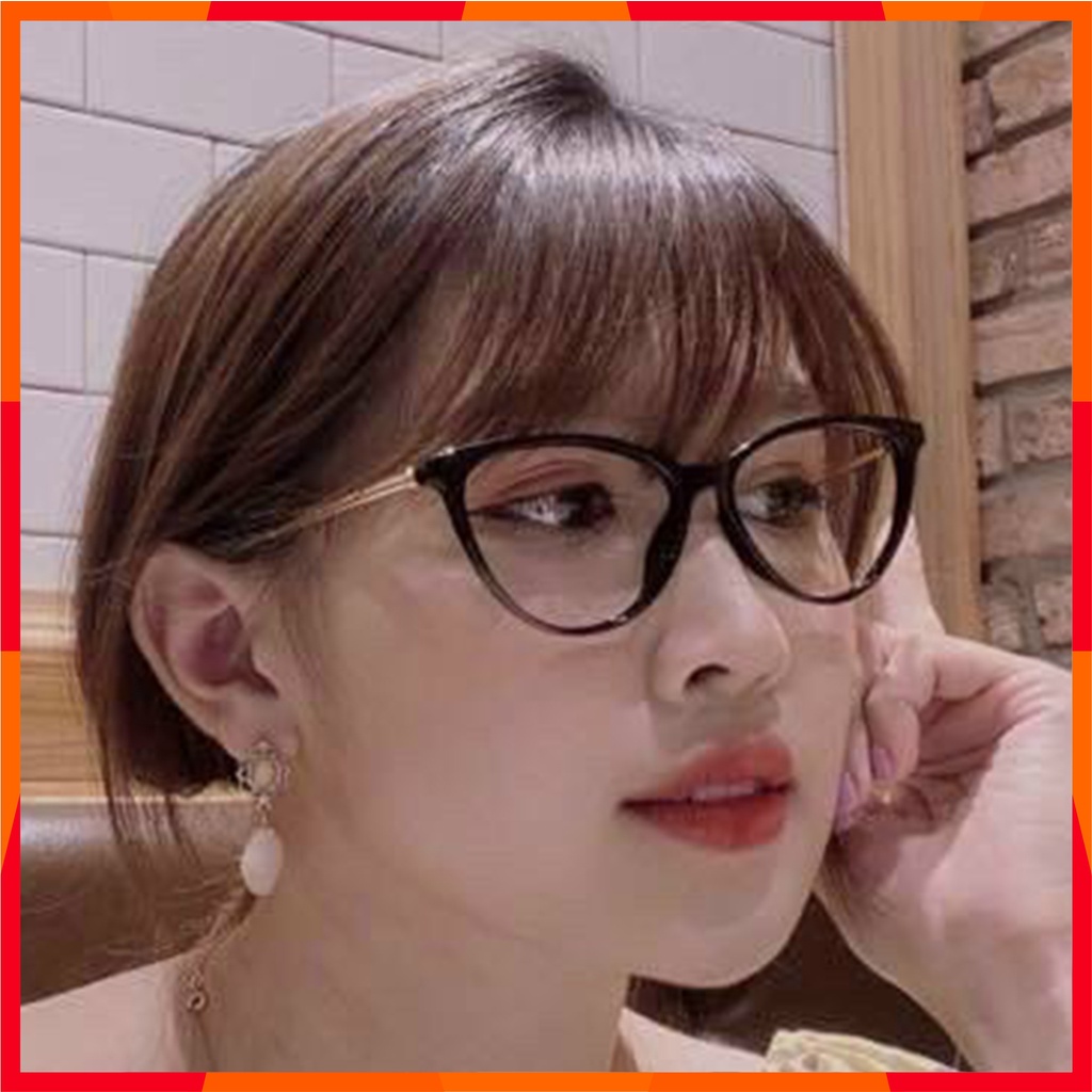 Gọng Kính Dior mắt mèo thời trang  càng gọng kim loại vàng