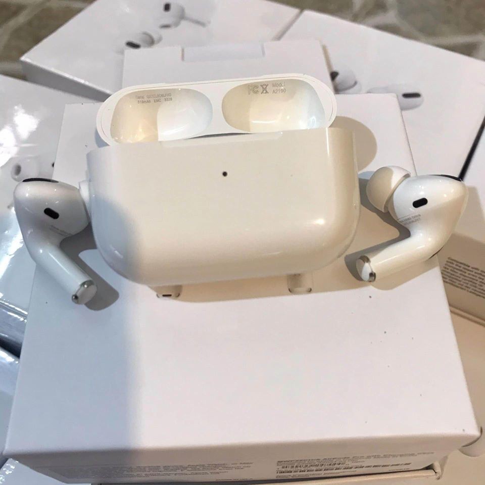 Tai nghe Airpods pro chip Louda full chức năng định vị đổi tên, điều khiển cảm ứng, sạc không dây, xuyên âm, chống ồn