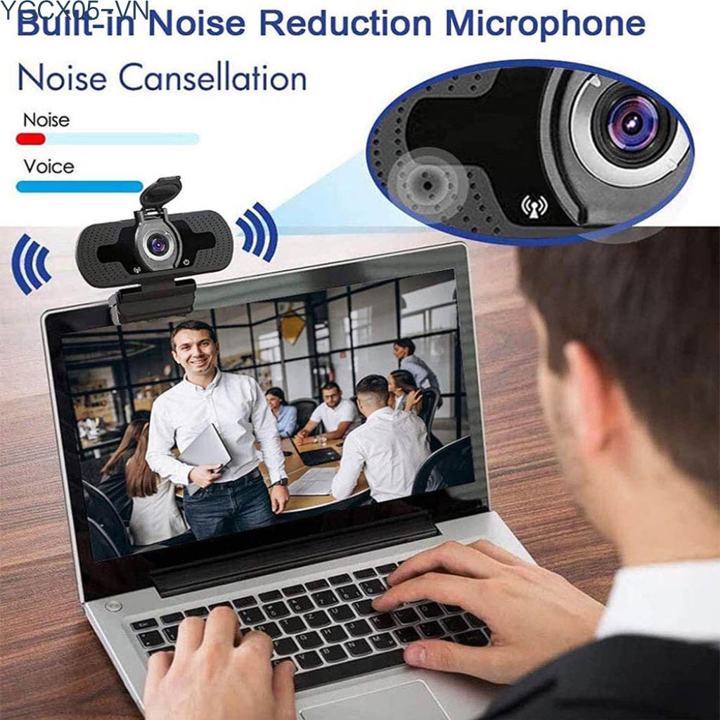 Webcam Hd 1080p Mini Kèm Giá Đỡ Usb Xoay Được Tiện Dụng Cho Máy Tính | BigBuy360 - bigbuy360.vn
