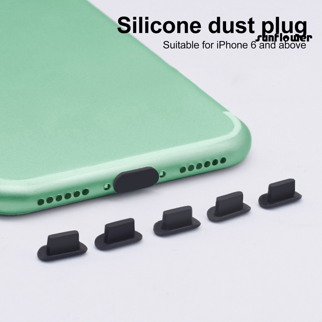 Bộ 5 Nút Bịt Chống Bụi Cho Tai Nghe Apple / SJTX /
