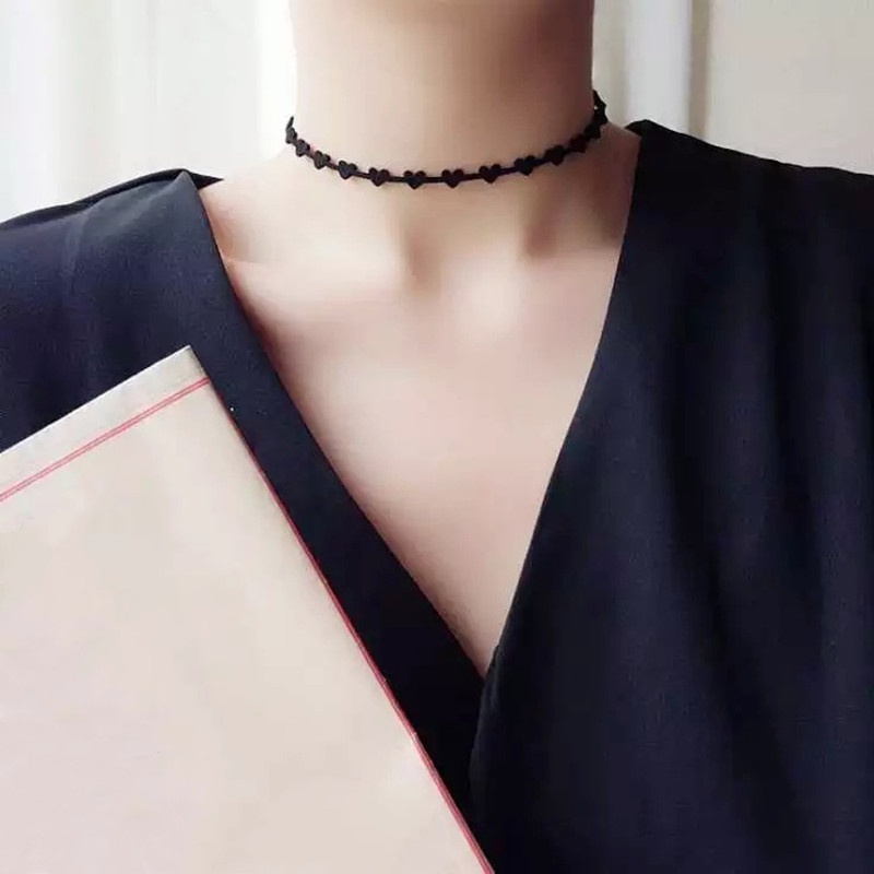 Choker Ren Màu Đen Gợi Cảm