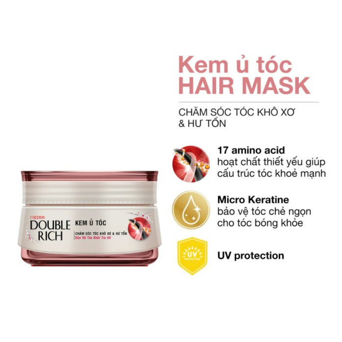 Kem ủ tóc Double Rich Hair Mask 150ml