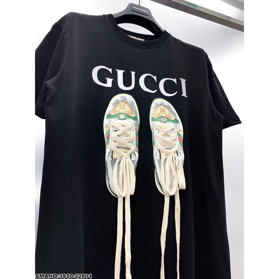 Áo Phông Hè Siêu Hot Thêu Nổi GUCCIi Fom Nam Nữ Hot Trend GAREMSTORE