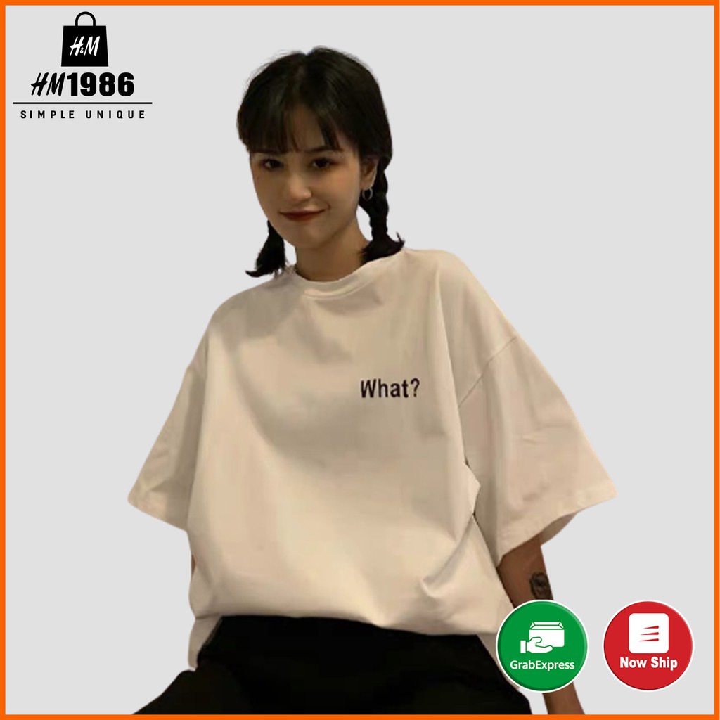 Áo thun nam nữ unisex tay lỡ form rộng 3121 , Áo thun form rộng Oversize trơn cao cấp HM1986