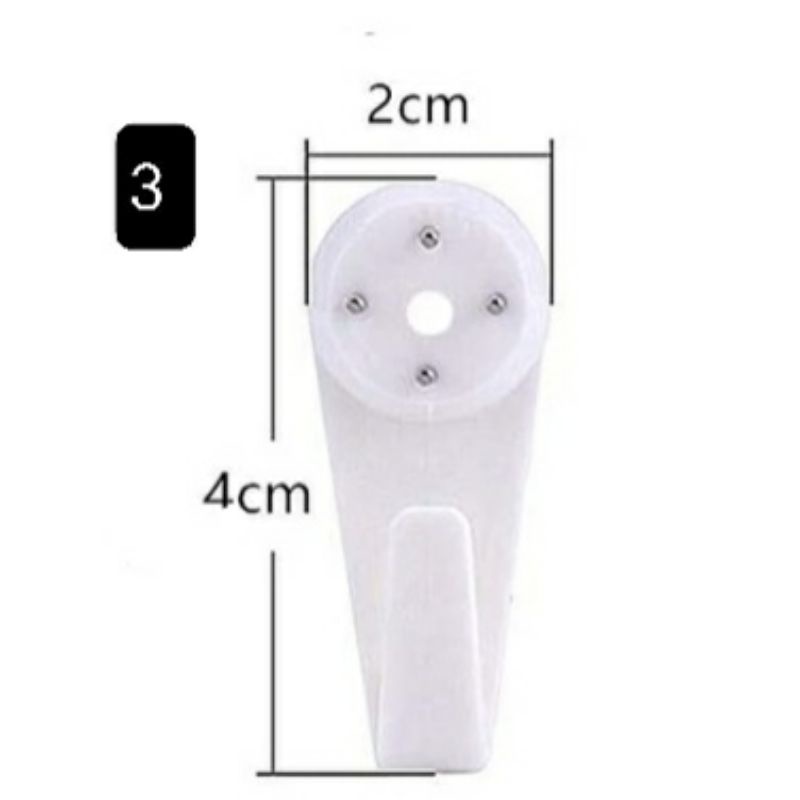 Móc đóng tường chịu lực chắc chắn không cần khoan tường
