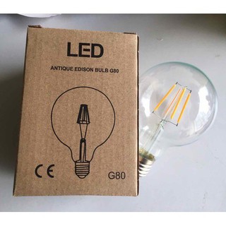 SÉT 10 BÓNG ĐÈN LED EDISON  TRÒN G80