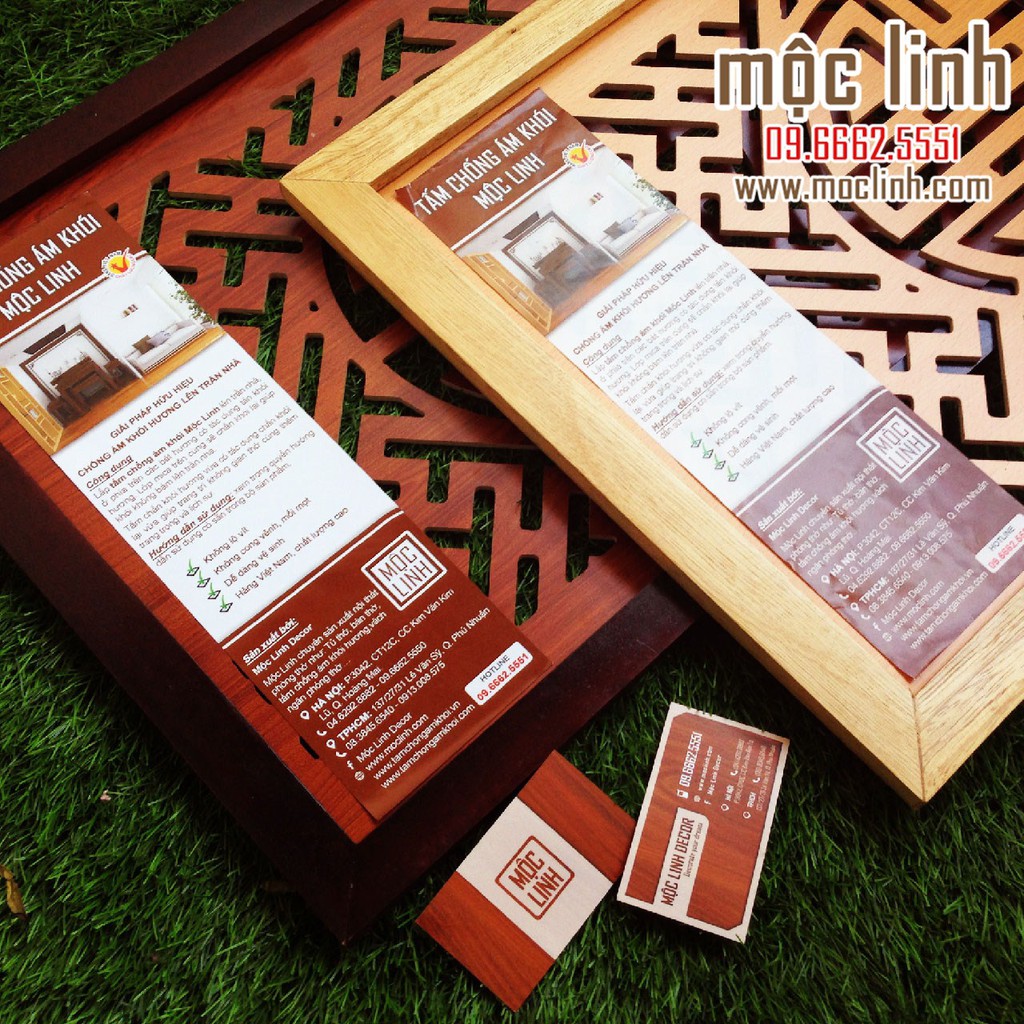 TẤM CHỐNG ÁM KHÓI BAN THỜ MỘC LINH - MÀU NÂU MẪU PHÚC LỘC THỌ VIỆT KÍCH THƯỚC 41X81CM