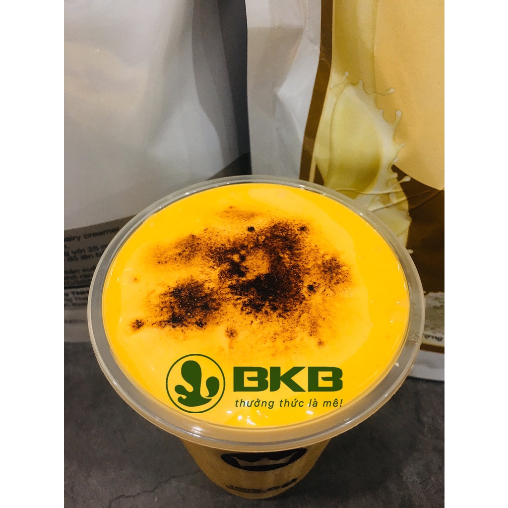 Bột kem trứng BKB 500gram cho trà sữa - làm kem trứng dừa nướng