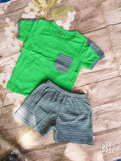 Set 3 bộ cộc tay bé trai