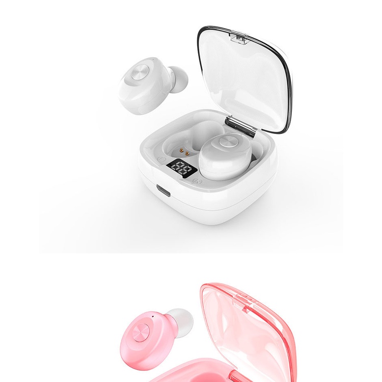 Tai nghe nhét tai bluetooth XG8 5.0 bản Quốc tế không dây cảm ứng chống nước IPX5, chống ồn tích hợp sạc dự phòng