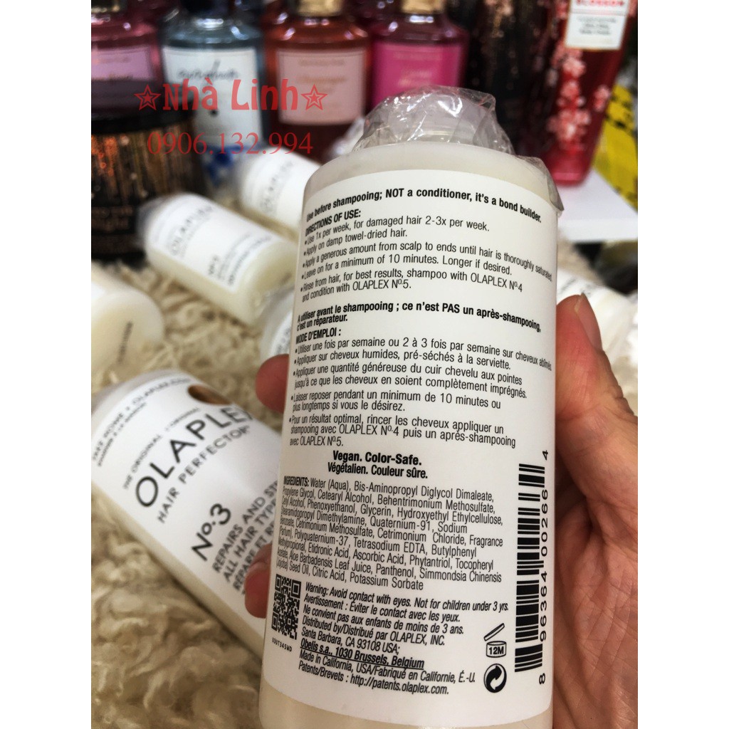 PHỤC HỒI TÓC OLAPLEX HAIR PERFECTER NO.3 (100 - 250ML) | BigBuy360 - bigbuy360.vn