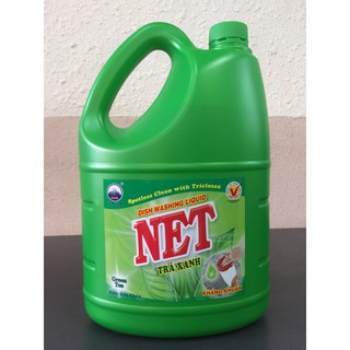 Nước rửa chén NET hương trà xanh 4kg