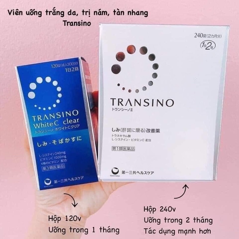 [Hàng_Nhật] Viên Transi.no White C hộp 120 viên mẫu mới | BigBuy360 - bigbuy360.vn