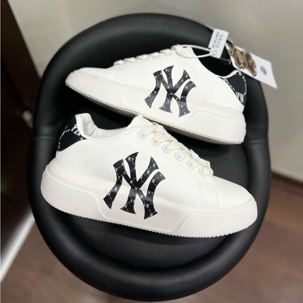 Giày MLB Chunky Classic Heel Dia Monogram New York Yankess-Hàng Trung