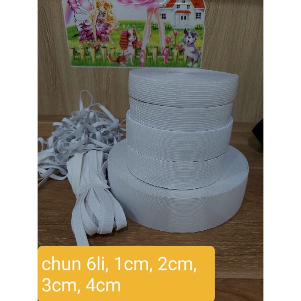 10m chun cạp, chun sơ sinh, chun may nhún