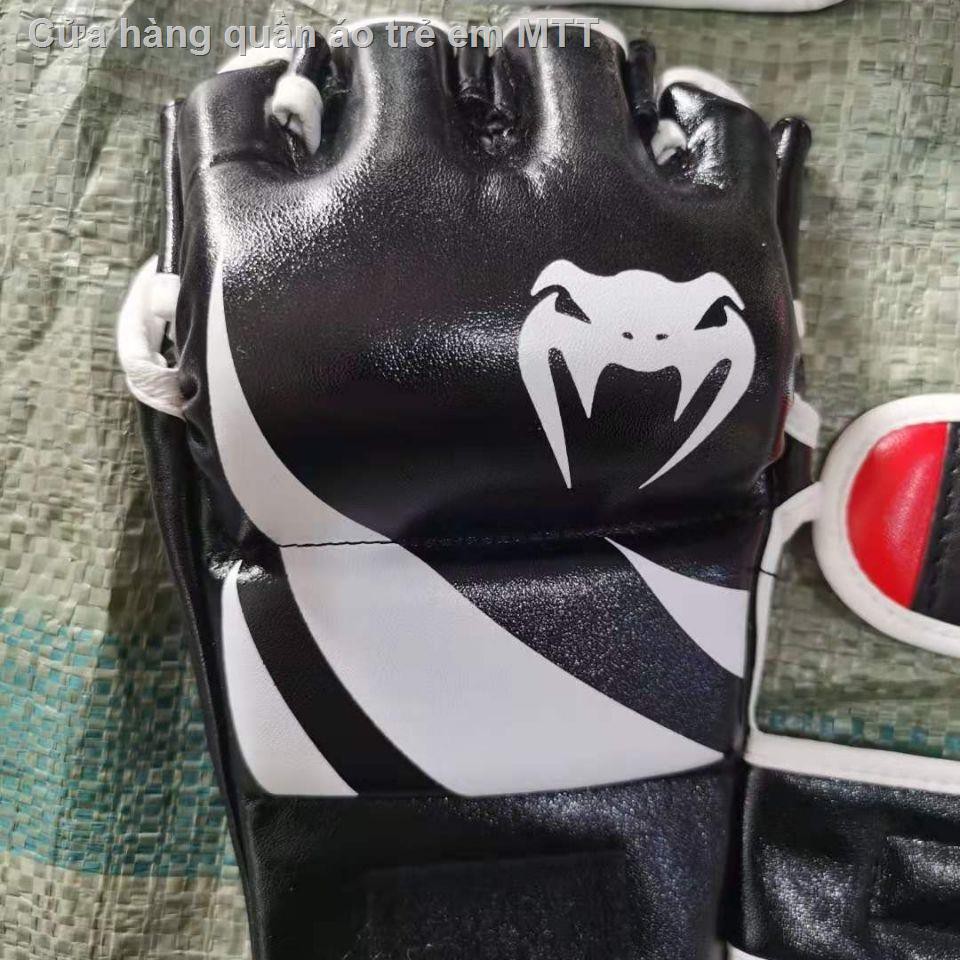 VENUM Venom Găng tay nửa ngón MMA đấm bốc chiến đấu Sanda Training