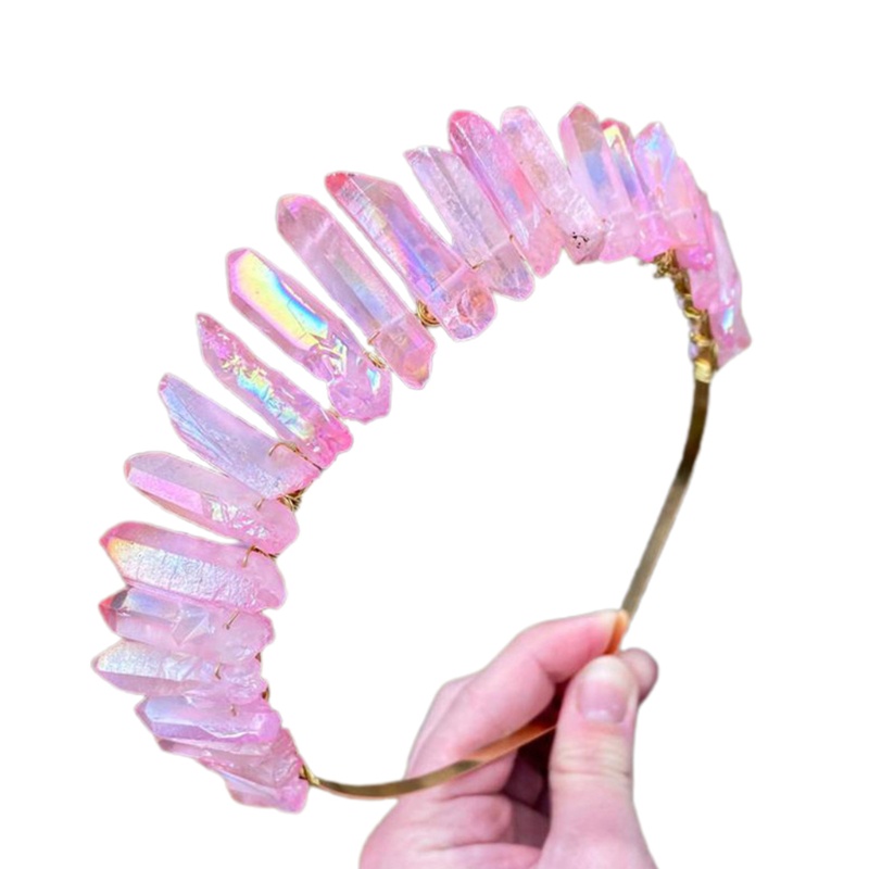 Cài Tóc Hình Vương Miện Đính Đá Thời Trang Cho Cô Dâu