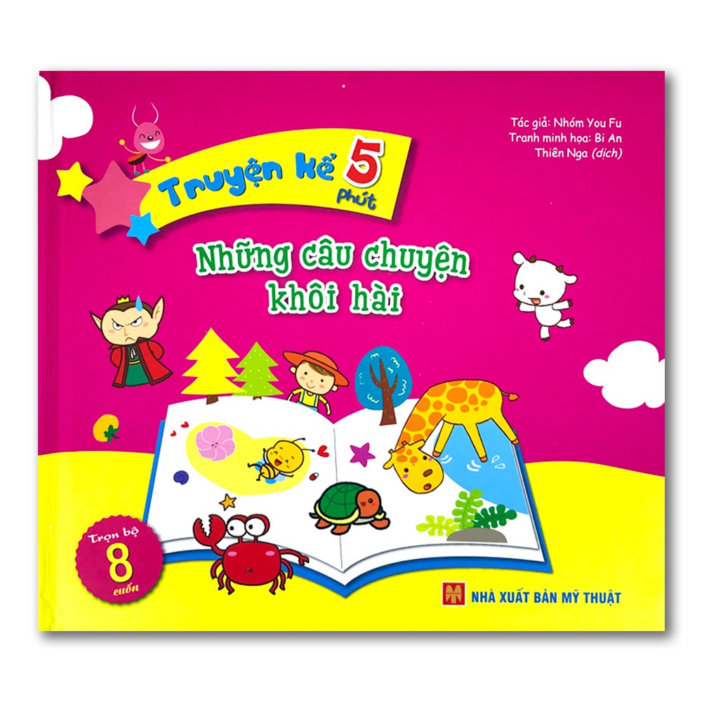 Sách - Combo truyện kể 5 phút - trọn bộ 8 cuốn