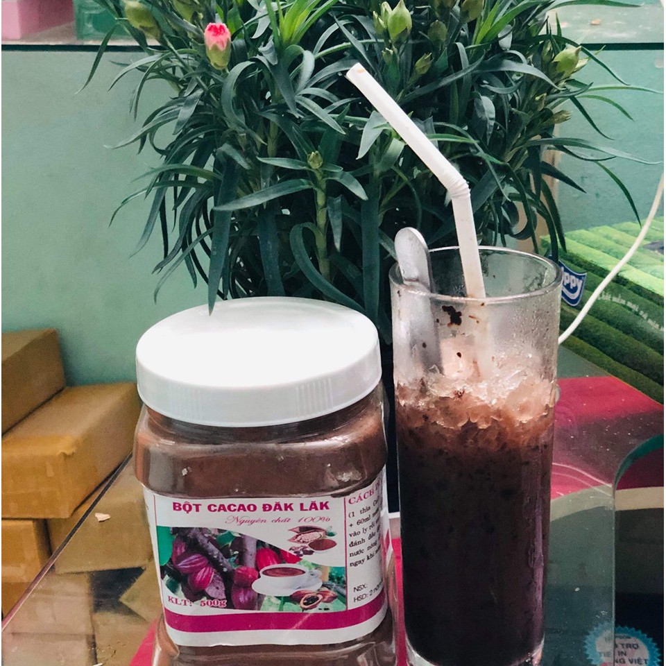 Bột Cacao Nguyên Chất Daklak Organic Ca cao Đắk Lắk 500 gram