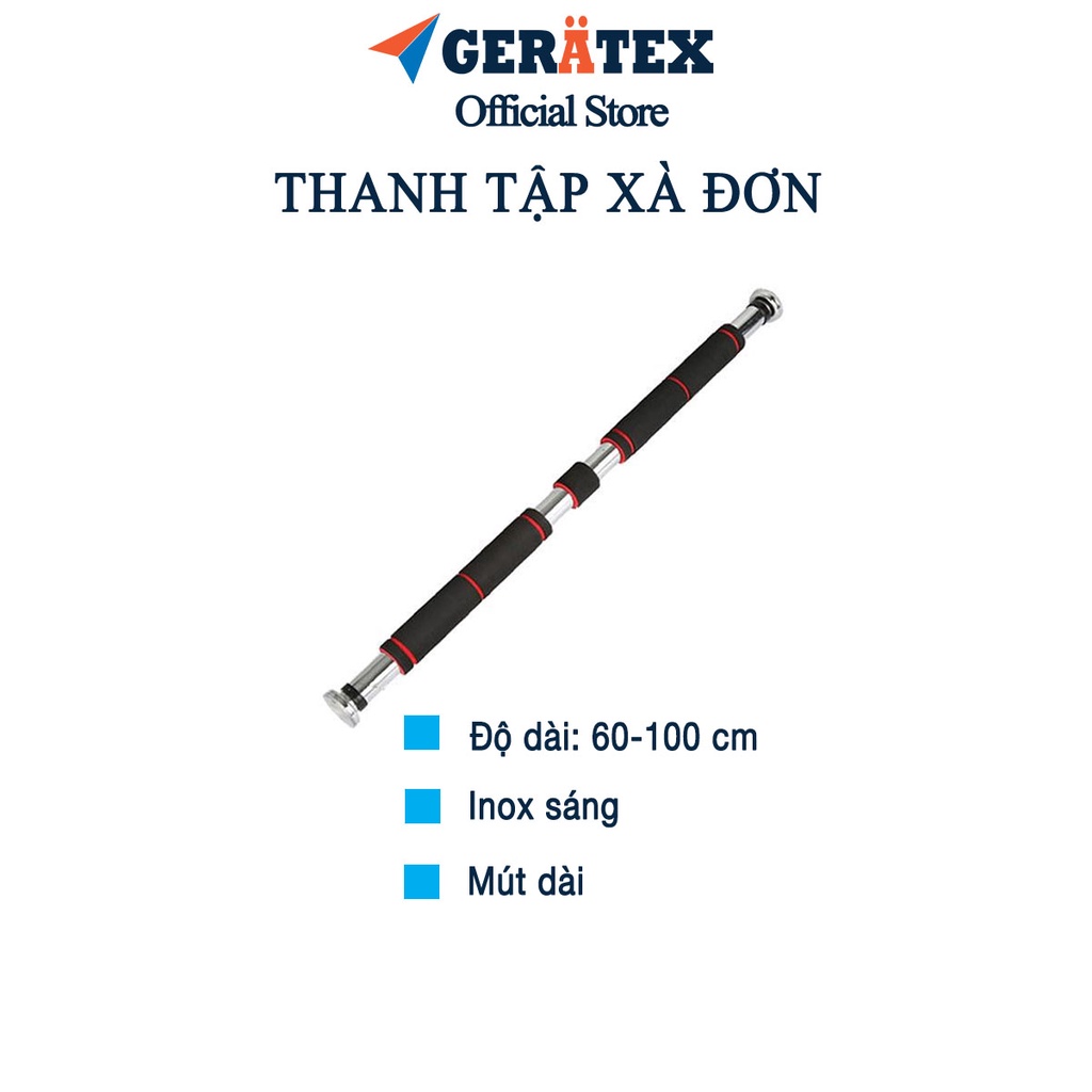 Thanh tập xà đơn Gerätex treo tường gắn cửa nhiều cỡ từ 60-130cm tập gym tại nhà